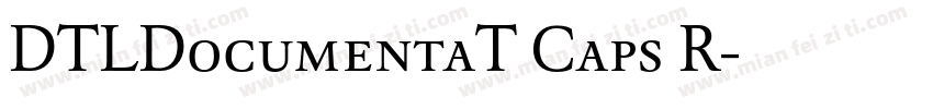 DTLDocumentaT Caps R字体转换